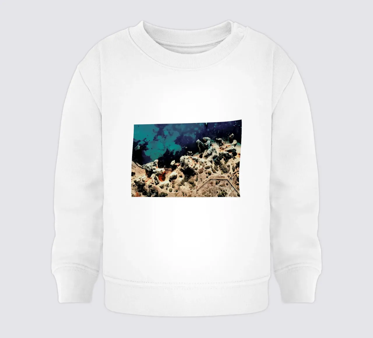 Rocky Coast Line Lagos felpa neonato da Sebastian Hilgetag