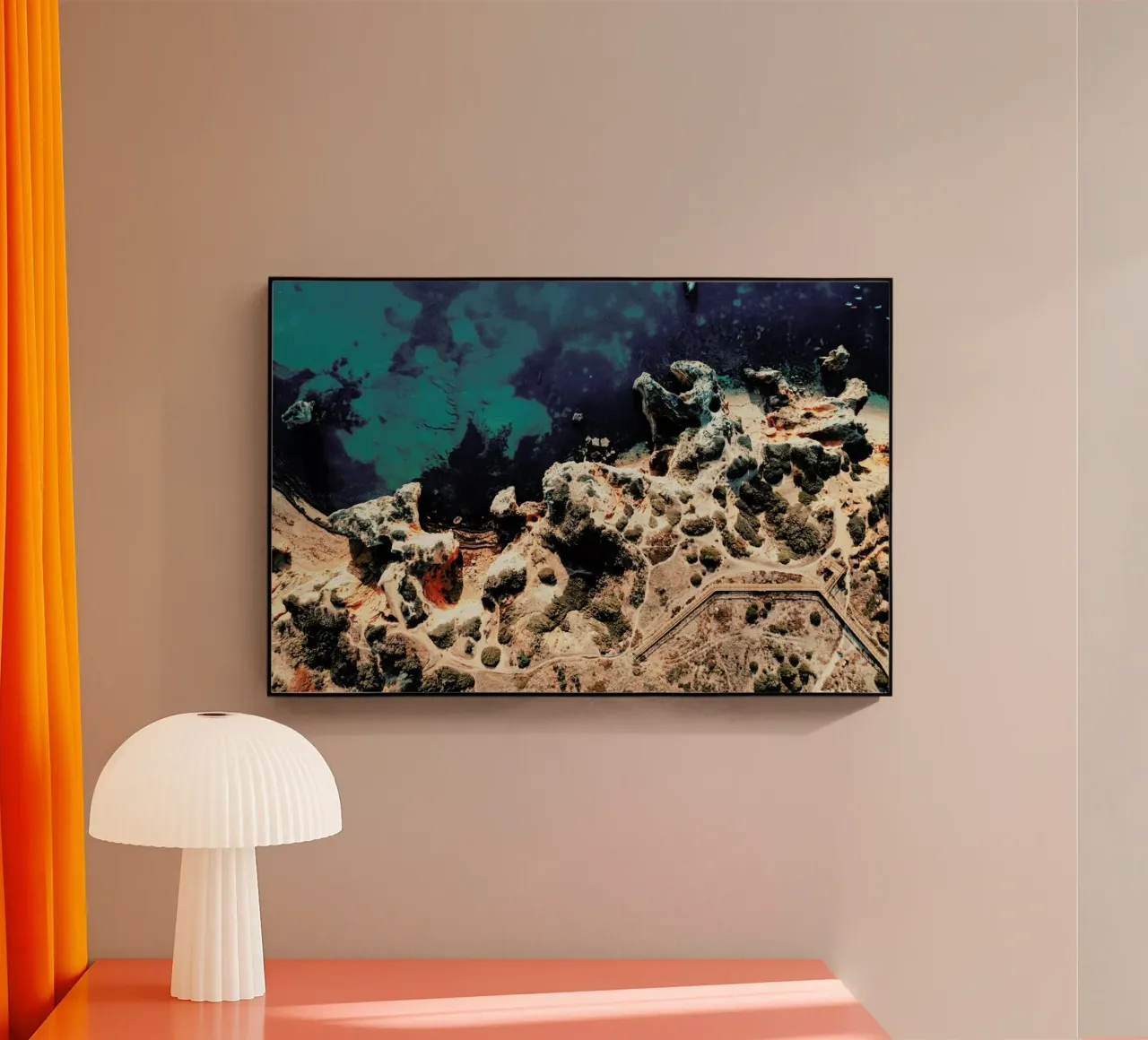 Rocky Coast Line Lagos plexiglass da Sebastian Hilgetag