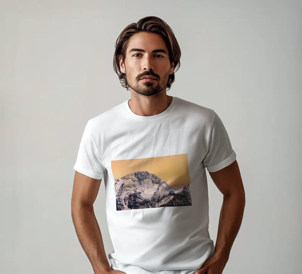 neve di montagna t-shirt da Earthly Visions