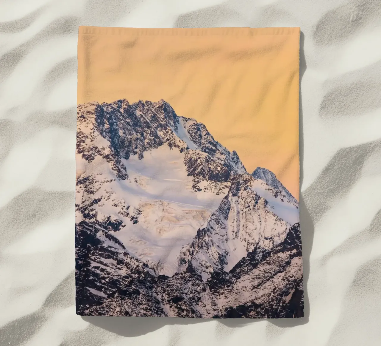 neve di montagna telo mare da Earthly Visions