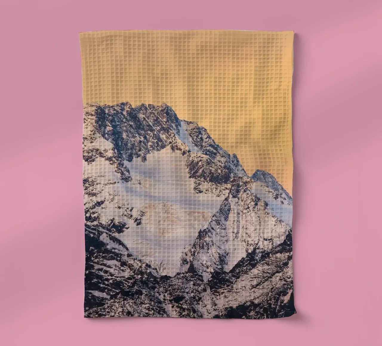neve di montagna canovaccio da cucina da Earthly Visions