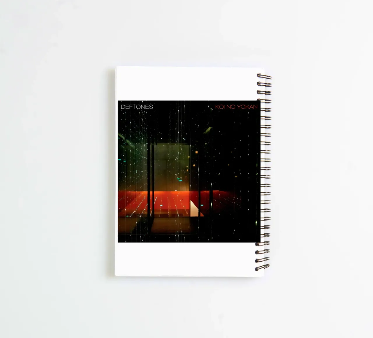 Alternative Album Koi No Yokan Deftones spiral notebook by fredam