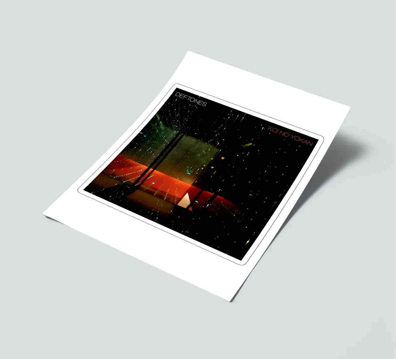Alternative Album Koi No Yokan Deftones Stickerbogen von fredam