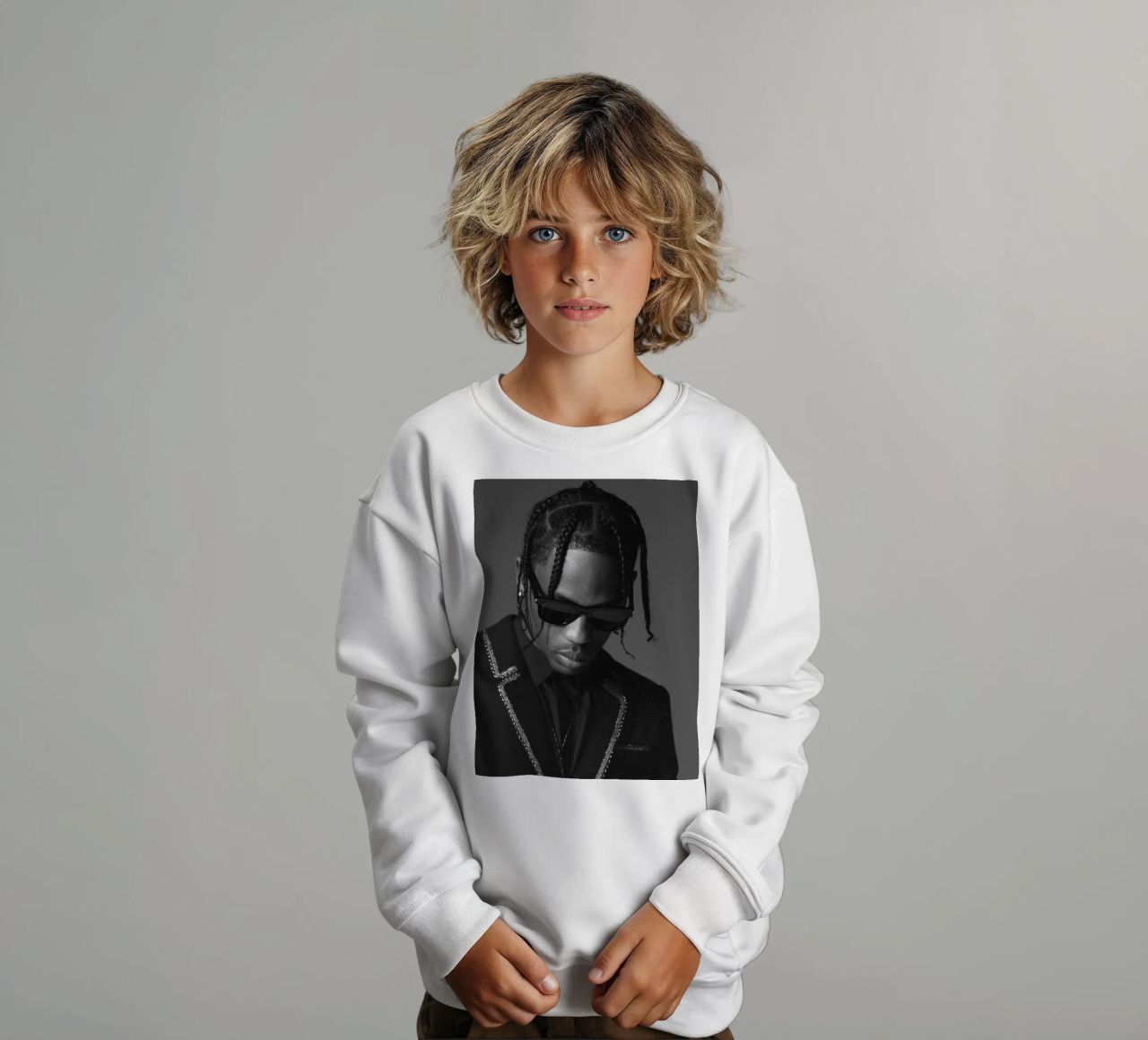 Spring SUmmer Travis Scott felpa bambino da vane t