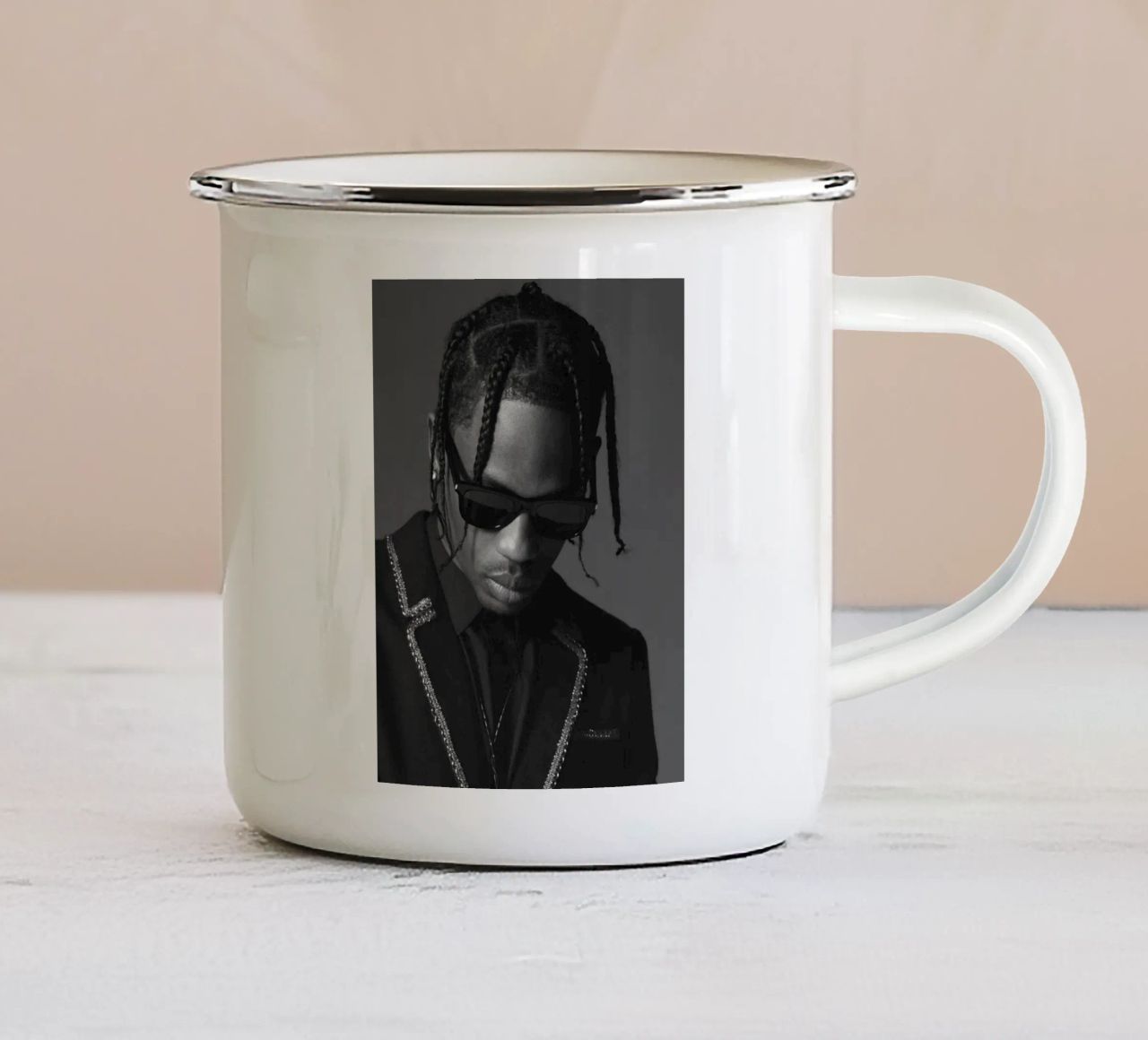 Spring SUmmer Travis Scott tazza in smalto da vane t