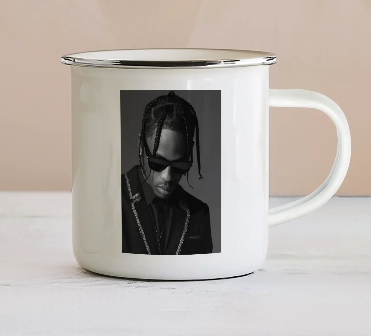 Spring SUmmer Travis Scott mug en émail de vane t