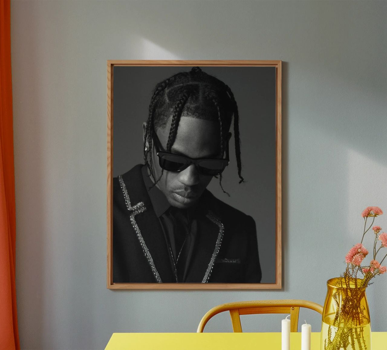 Spring SUmmer Travis Scott alluminio dibond da vane t