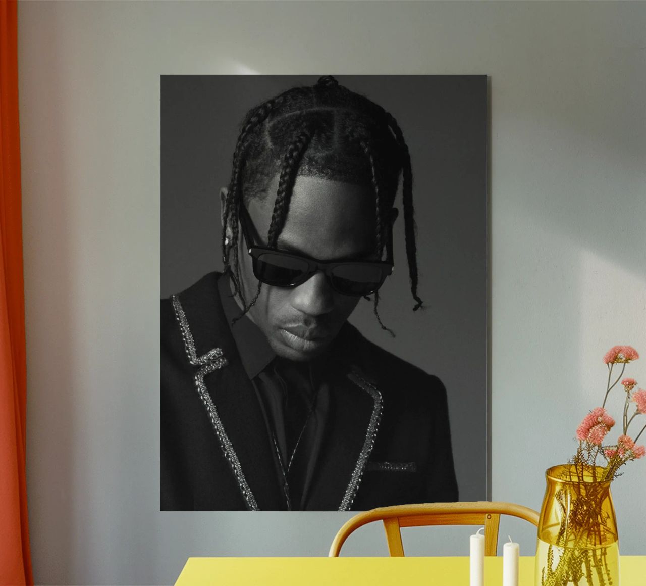 Spring SUmmer Travis Scott alluminio dibond da vane t