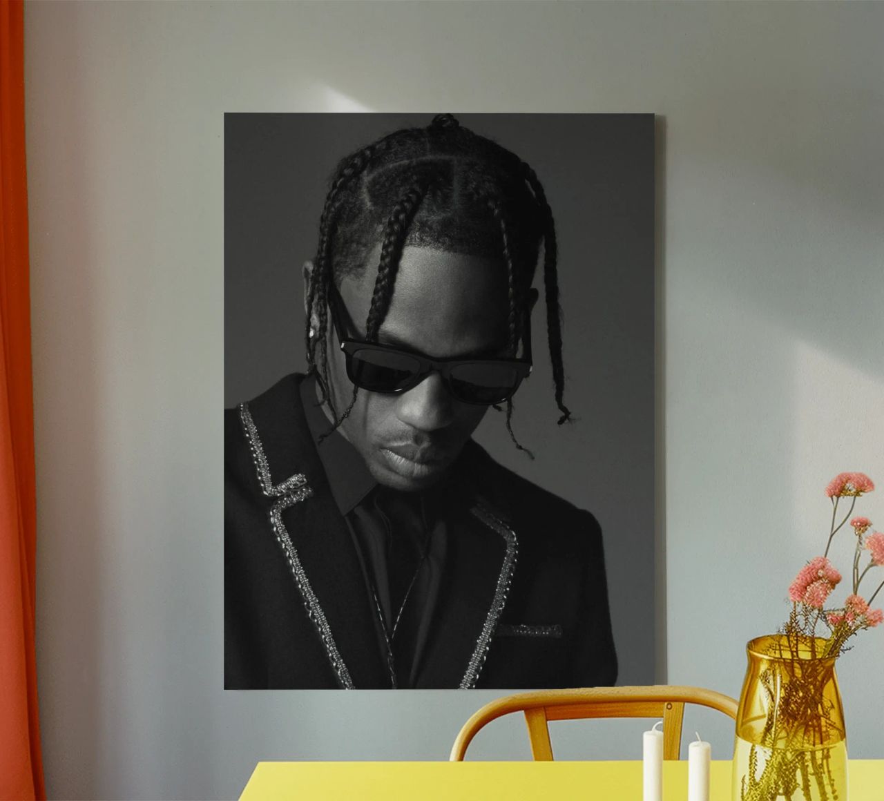 Spring SUmmer Travis Scott tela da vane t