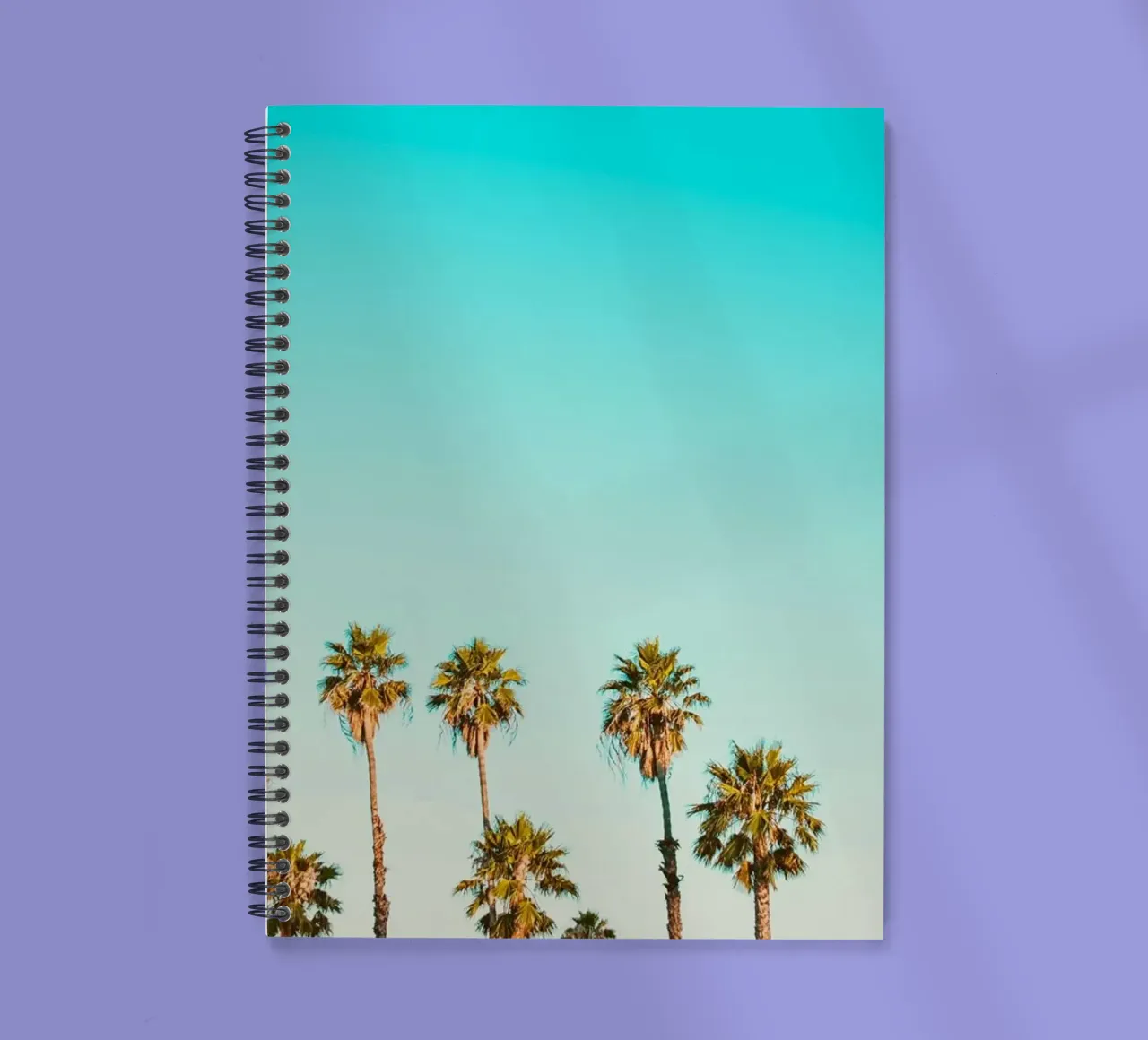 palm sky spiral notebook by life of sands