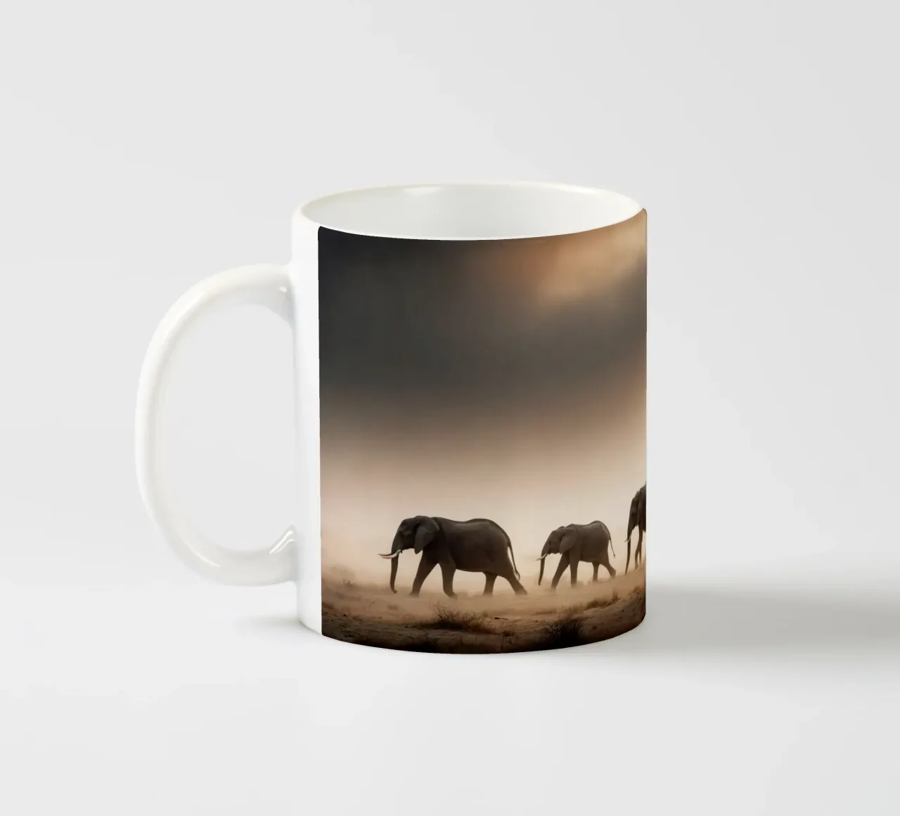 Elephant Caravan tazza in ceramica da treechild