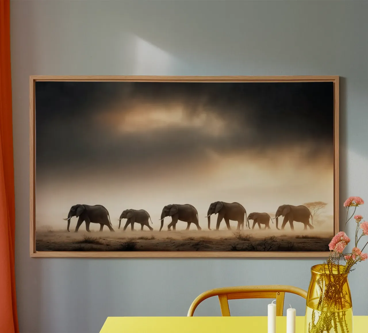 Elephant Caravan alluminio dibond da treechild