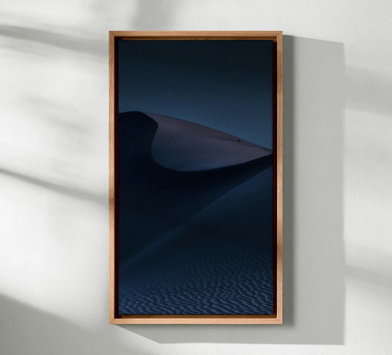 curves desert canvas with Floater frame by life of sands