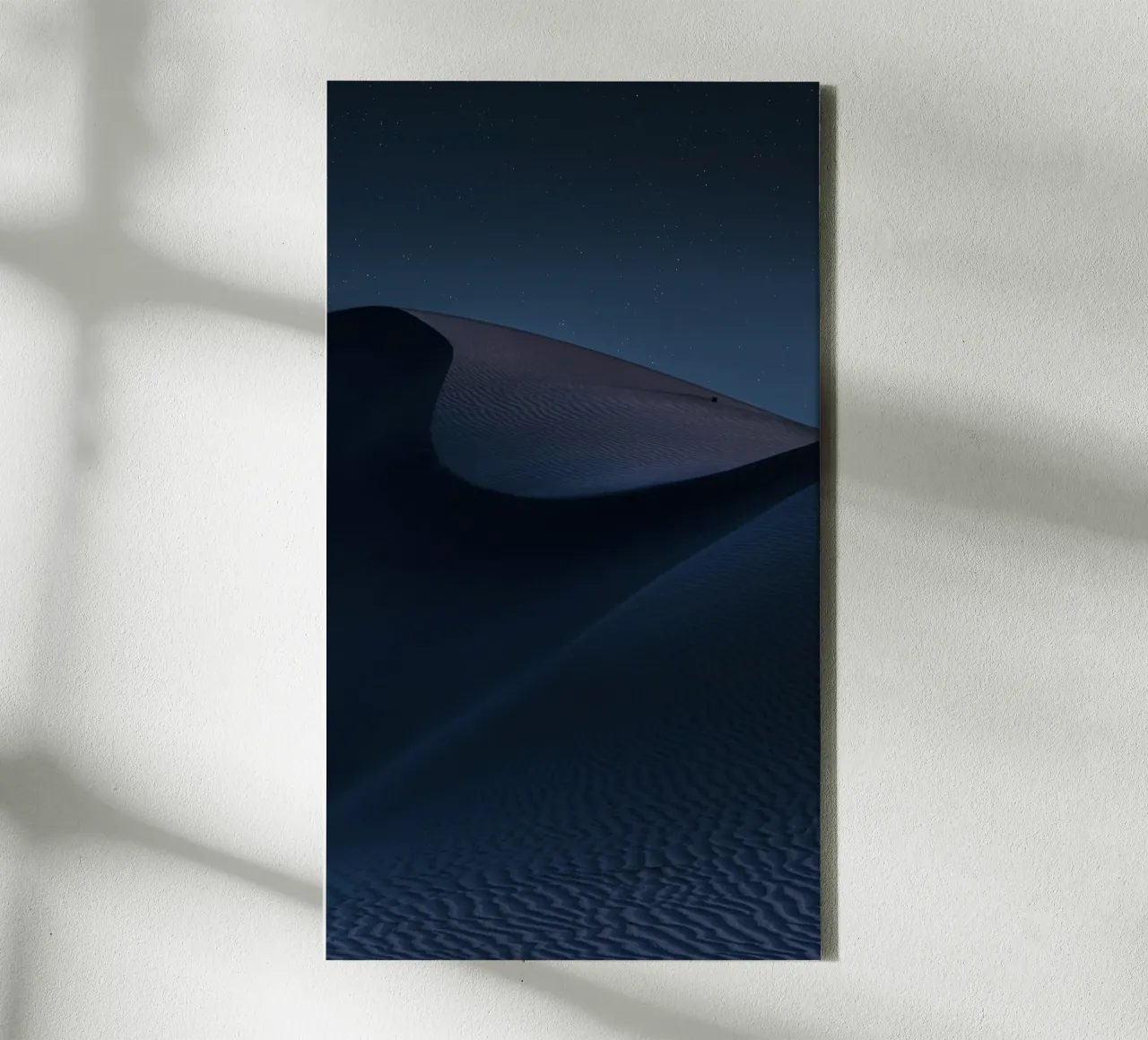 curves desert canvas with Floater frame by life of sands