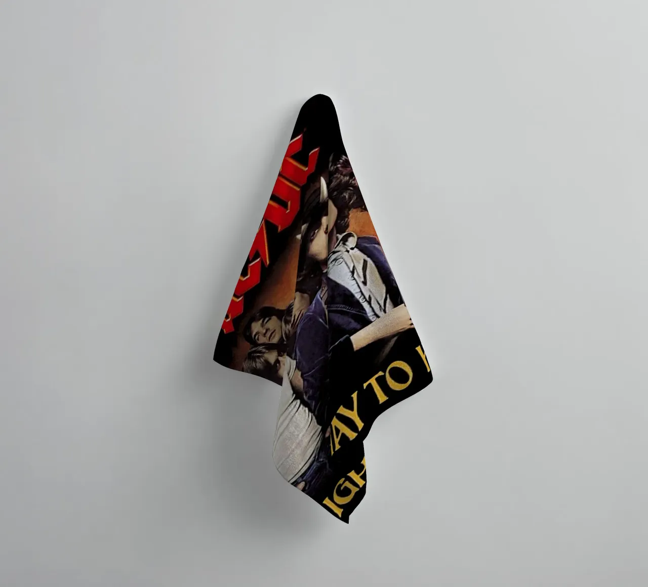 timeless sound of acdc towel by korve