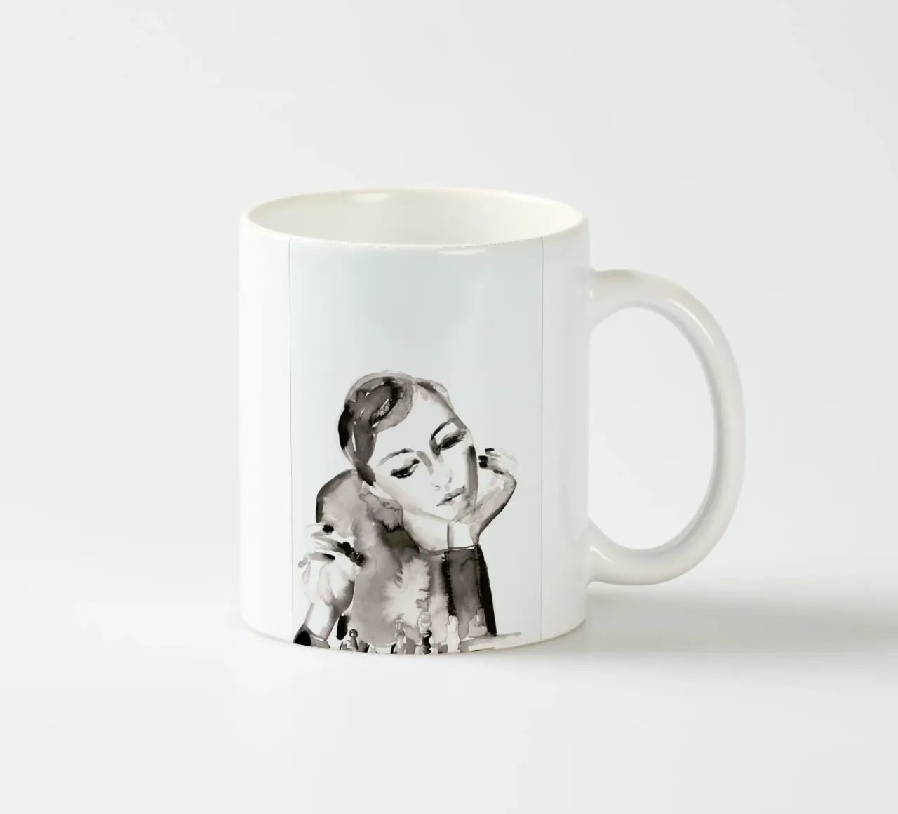 Behind The Scenes tazza in ceramica da Victoria Verbaan