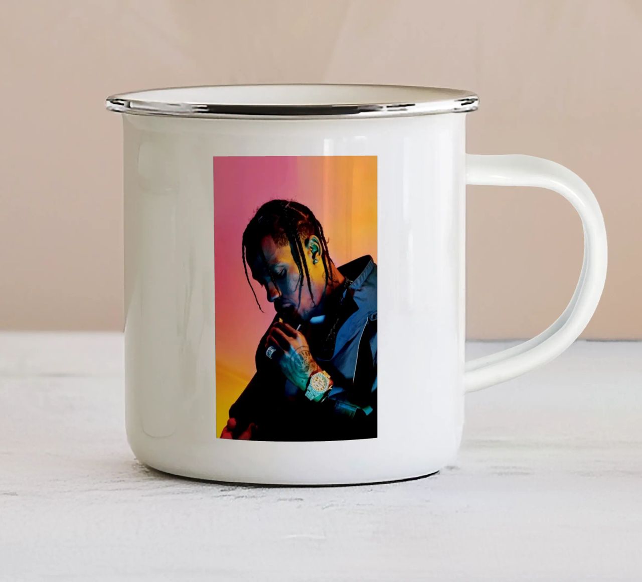 Good Style Travis Scott tazza in smalto da vane t