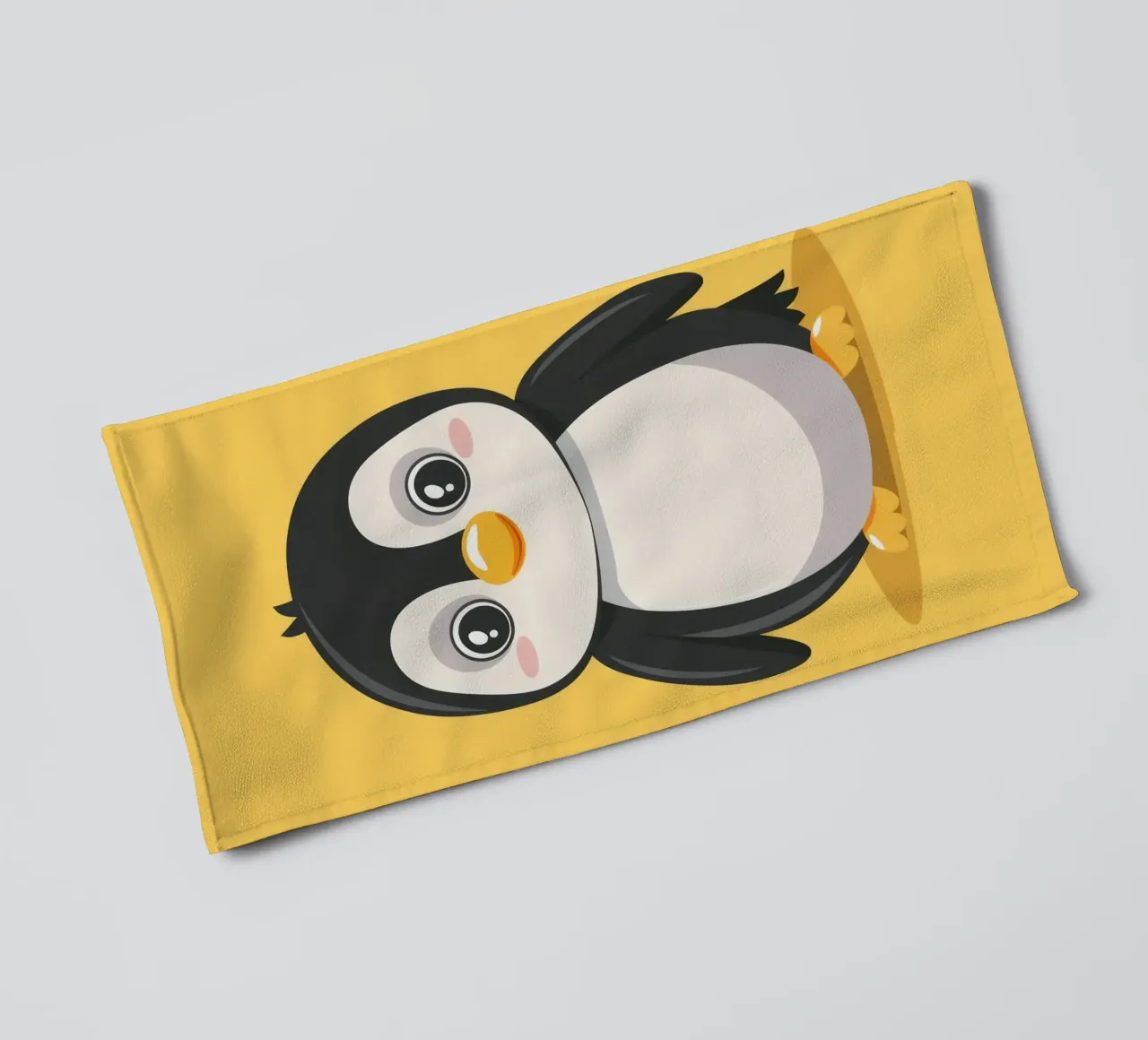 Penguin Delight towel by DesignDoodle
