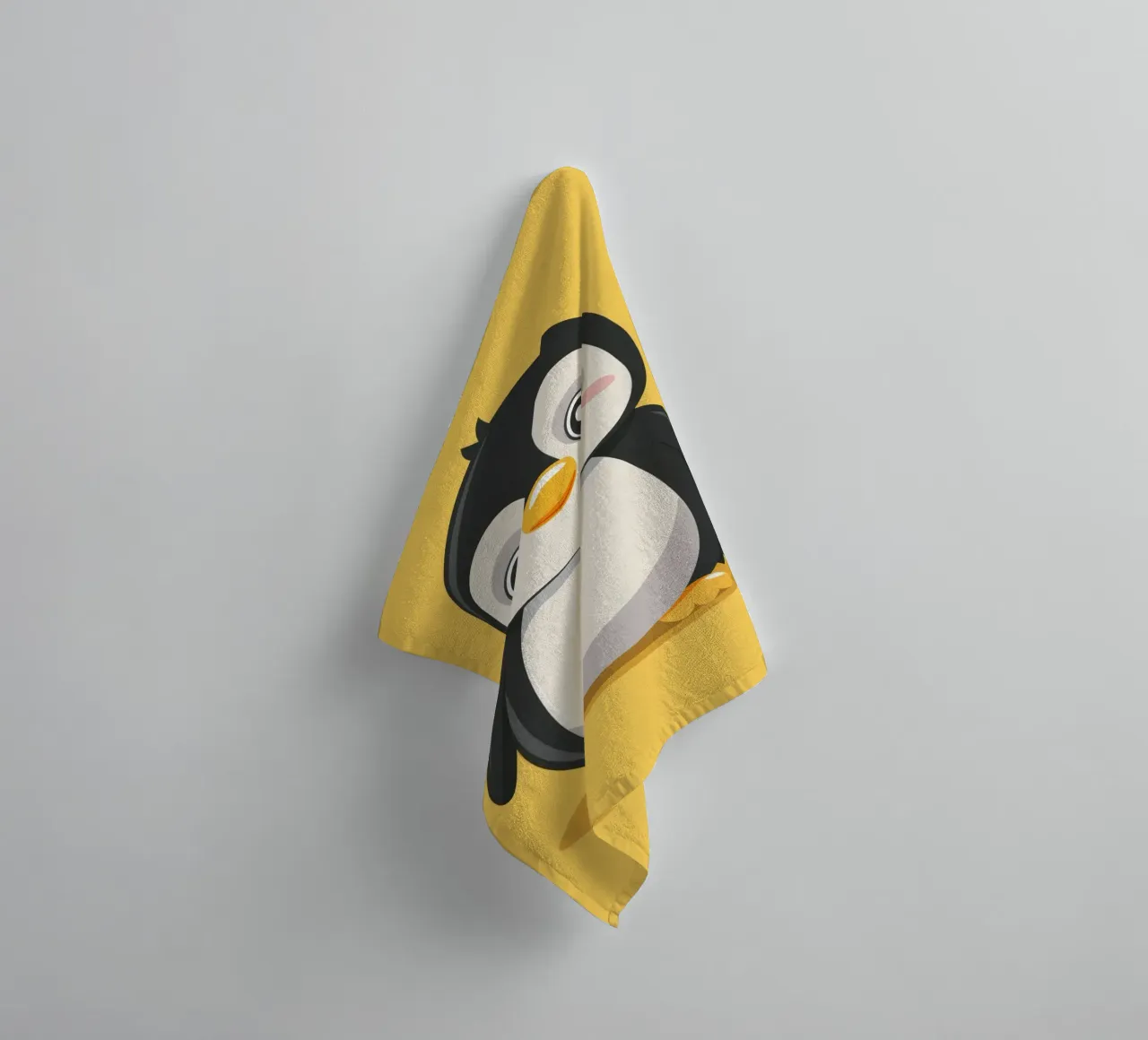 Penguin Delight towel by DesignDoodle