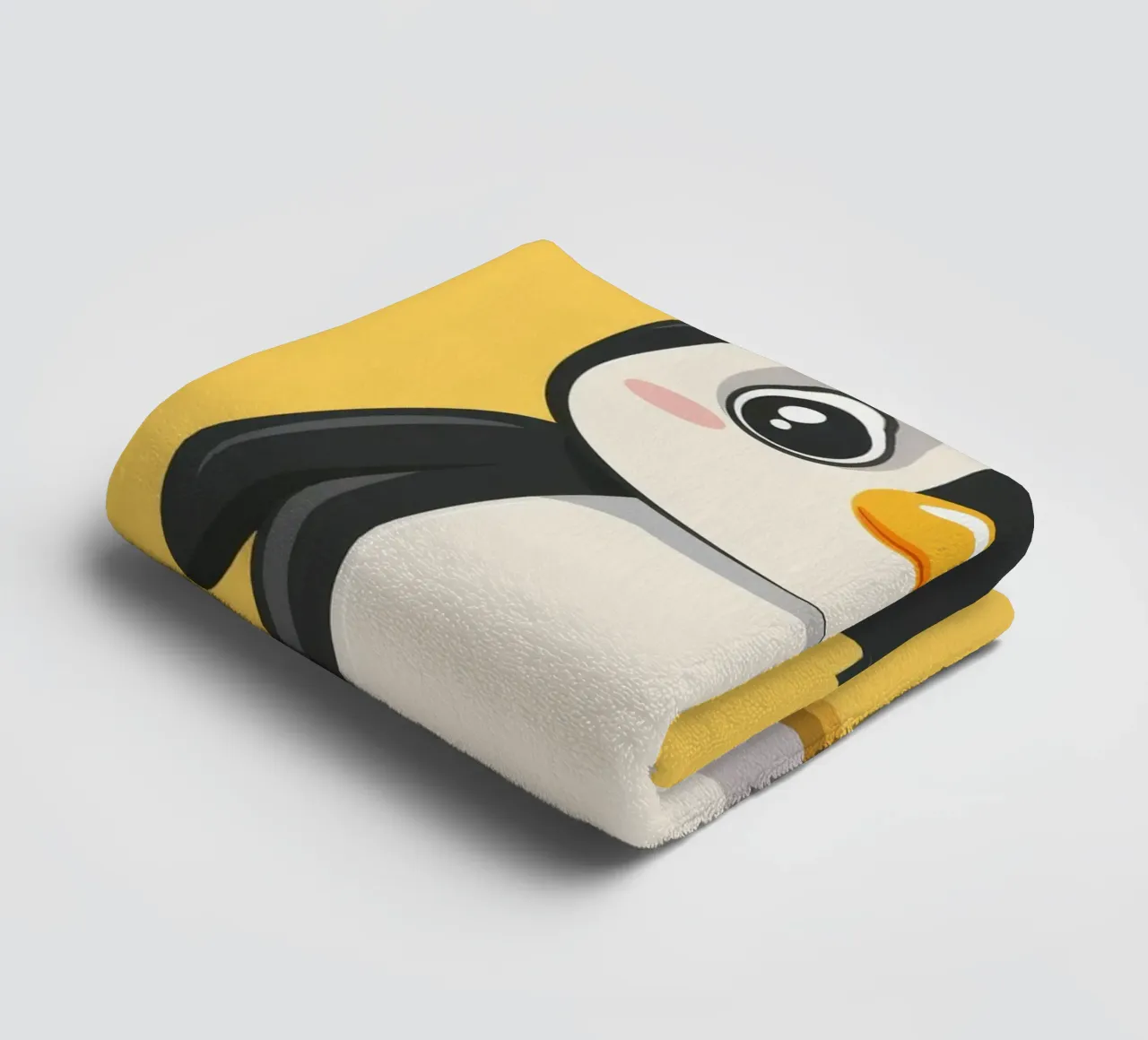 Penguin Delight towel by DesignDoodle