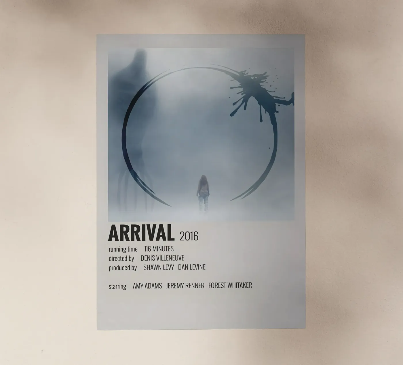 ARRIVAL 2016 pellicola backlit da MVFminimalist