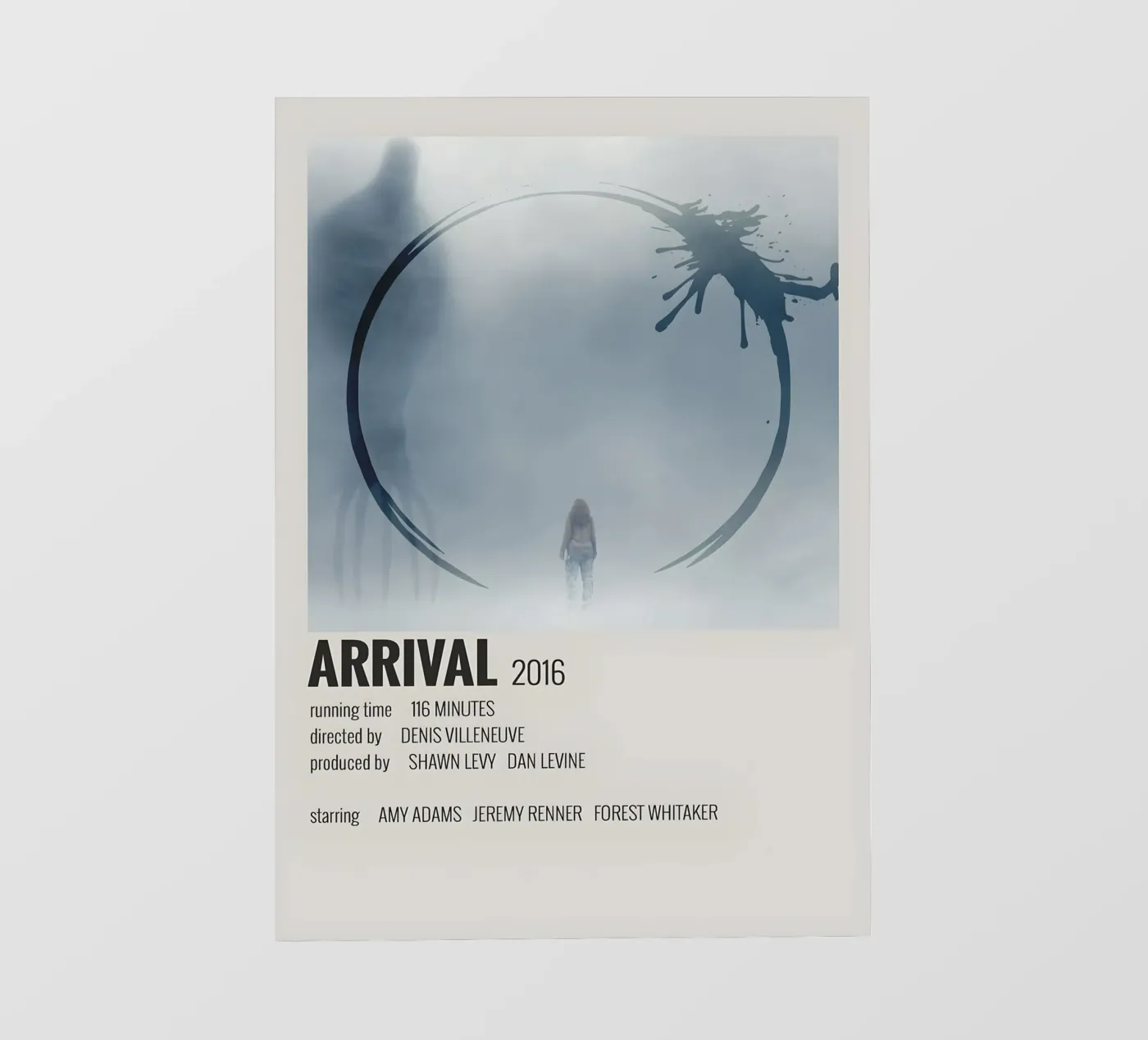 ARRIVAL 2016 pellicola backlit da MVFminimalist