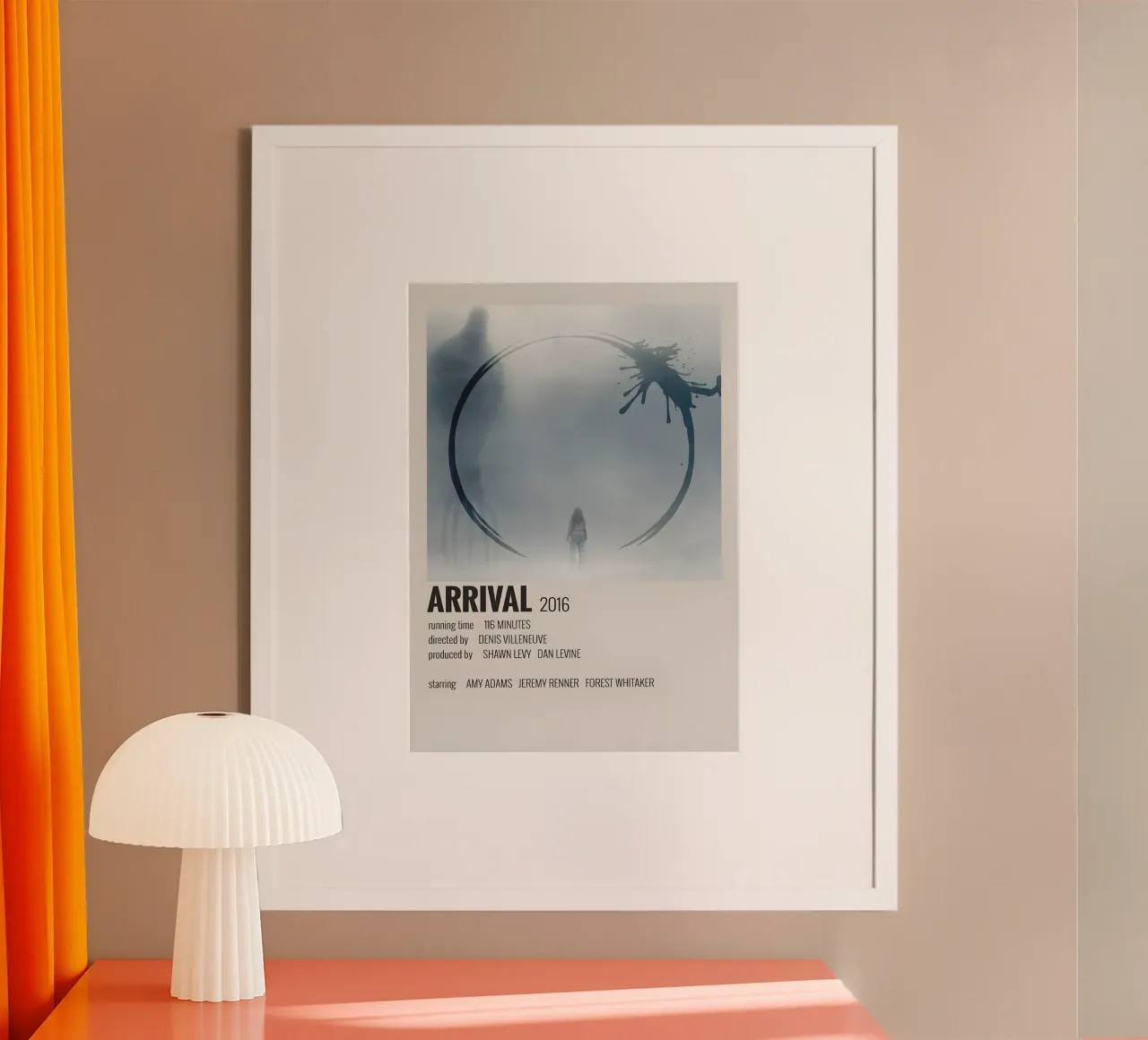 ARRIVAL 2016 poster da MVFminimalist