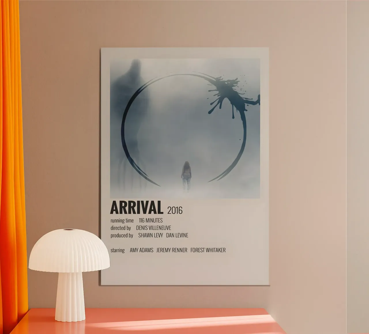 ARRIVAL 2016 poster da MVFminimalist
