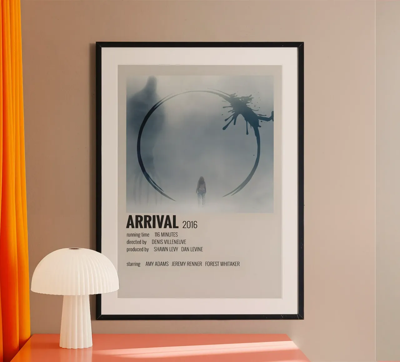 ARRIVAL 2016 poster da MVFminimalist