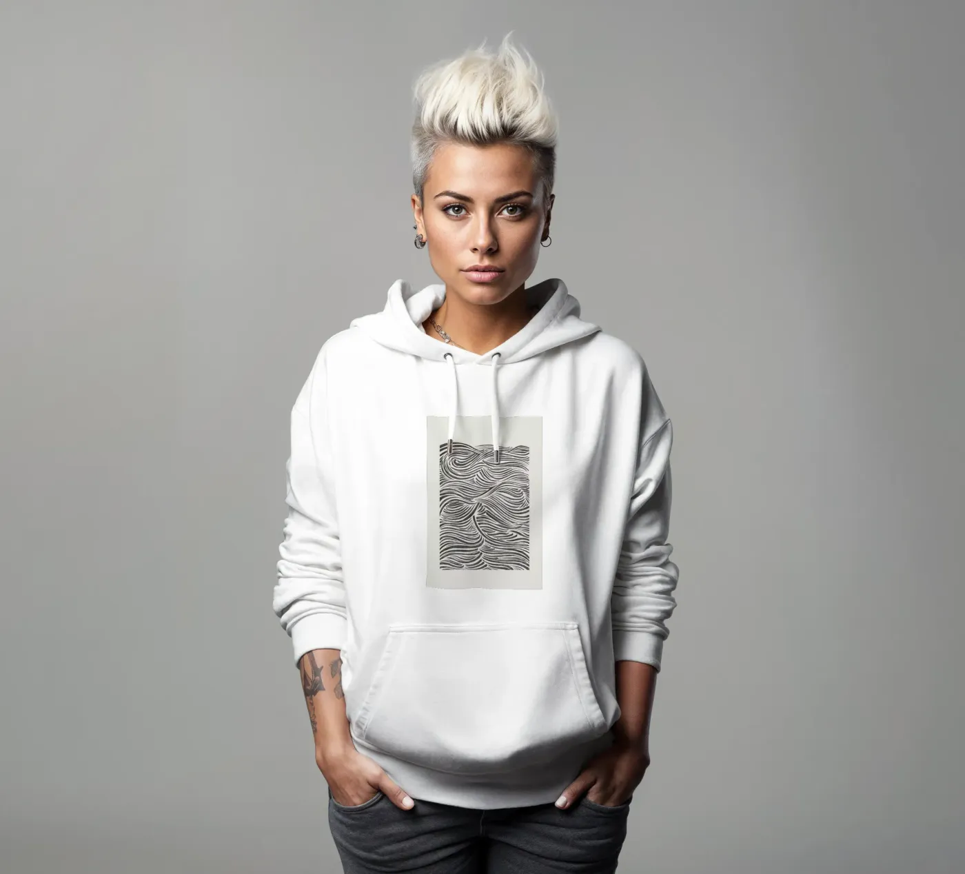 Waves hoodie by Pure