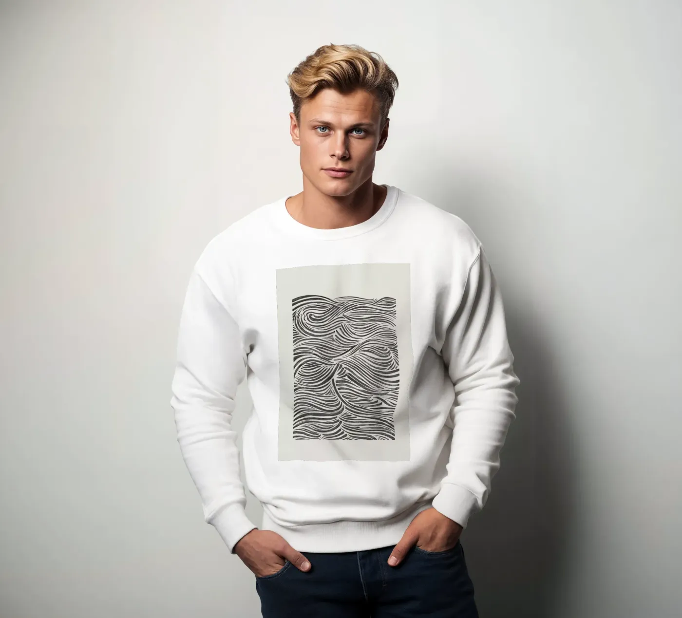 Waves sweatshirt by Pure