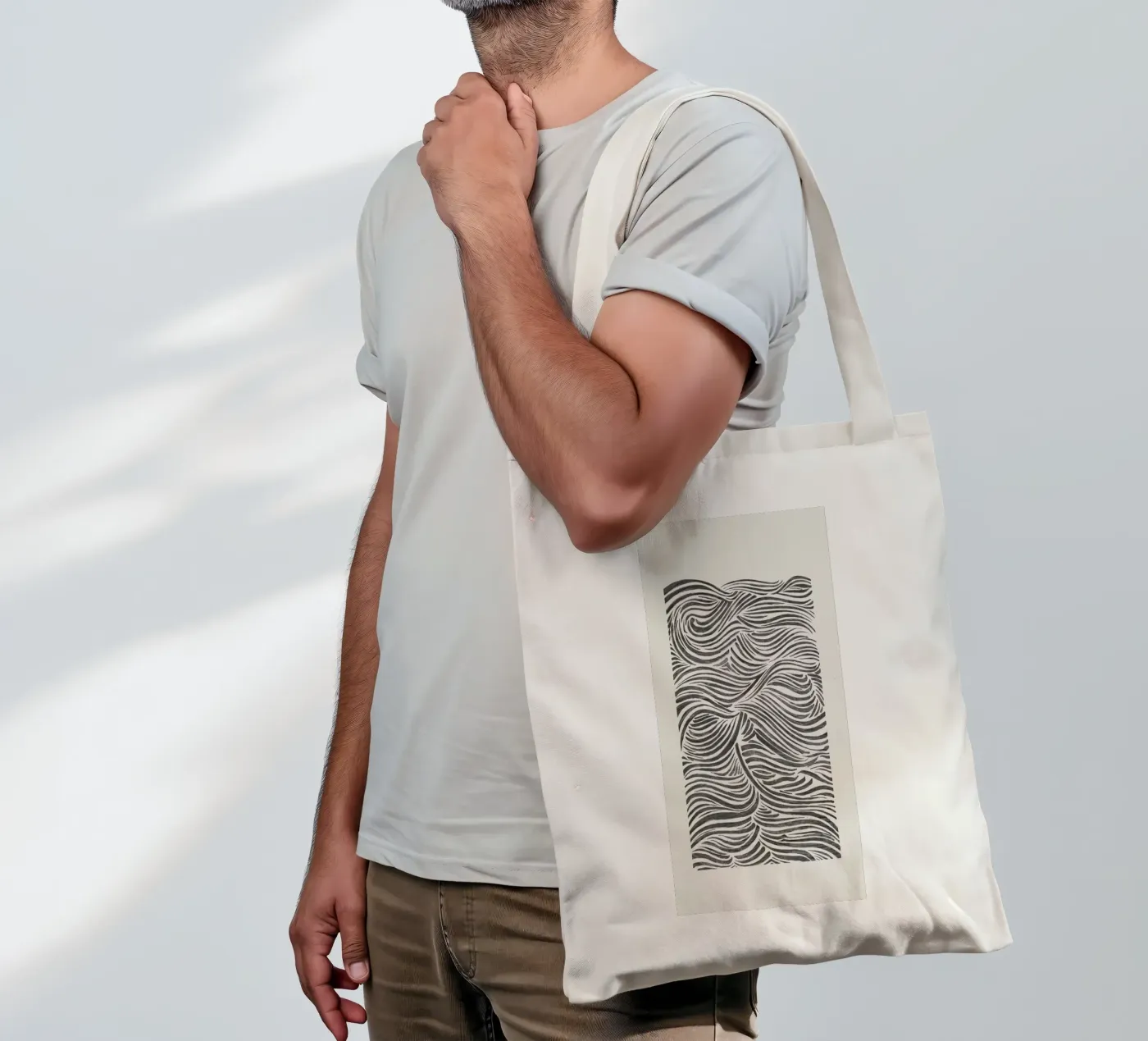Waves borsa in juta da Pure