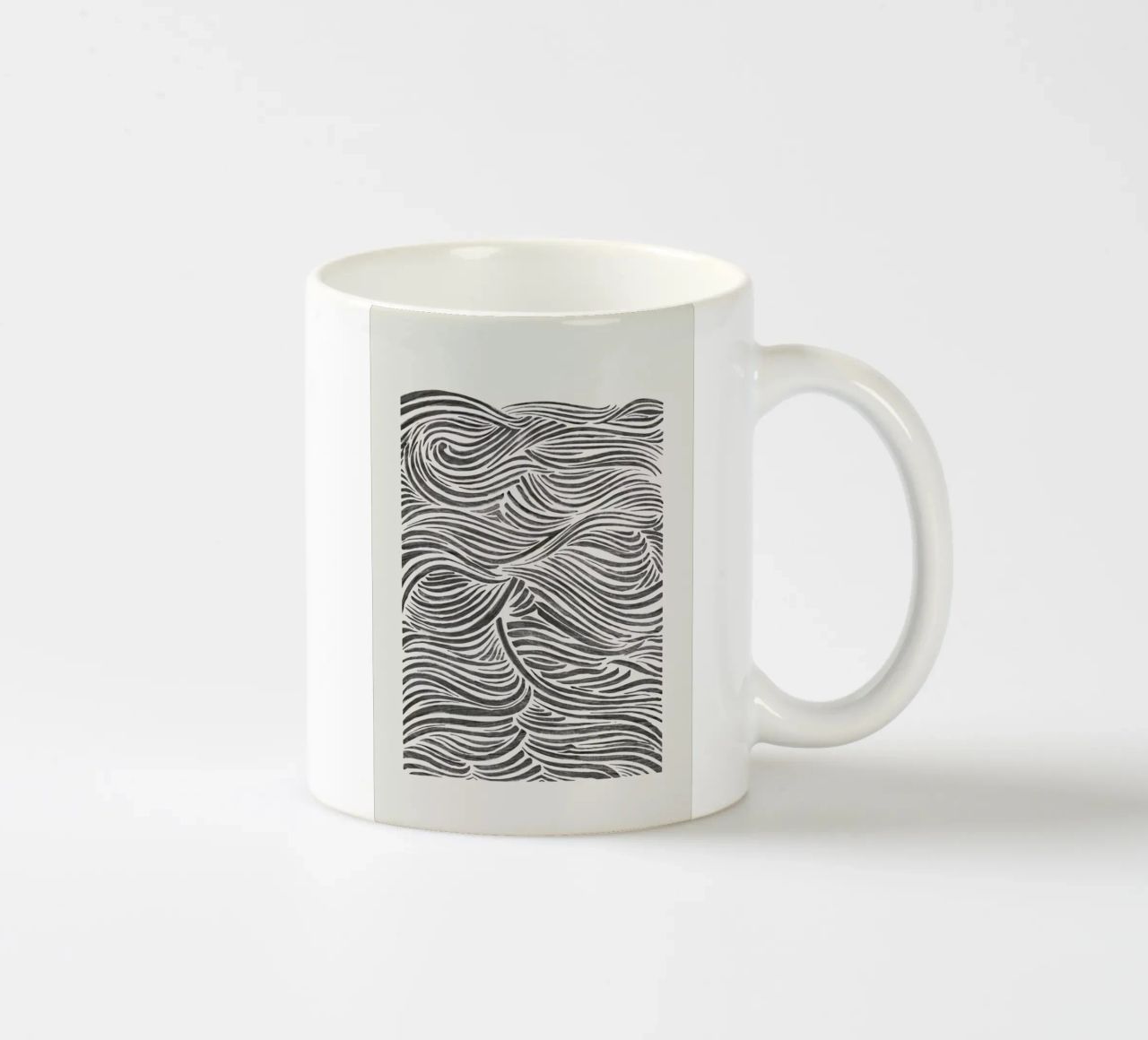 Waves tazza in ceramica da Pure