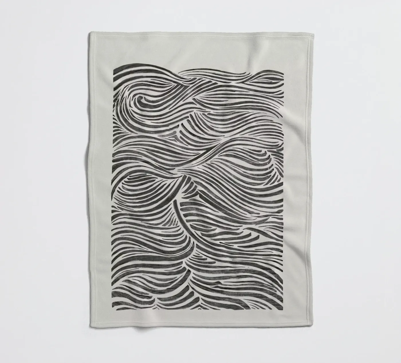 Waves plaid polaire de Pure