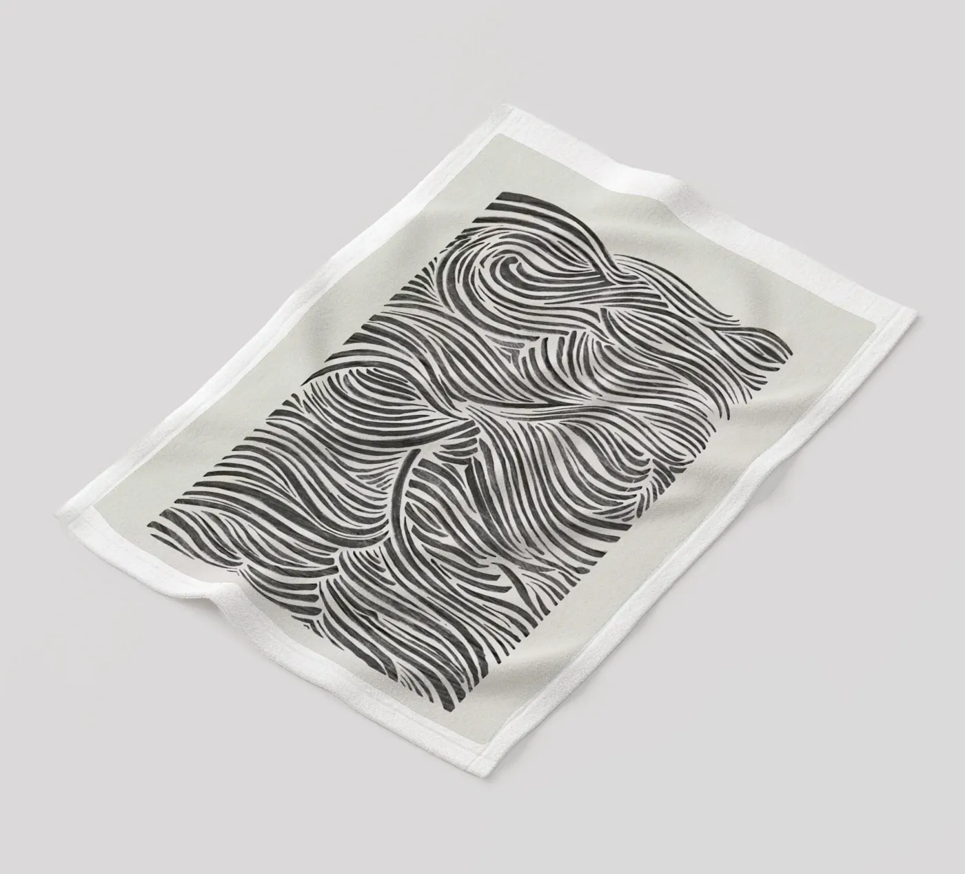 Waves plaid polaire de Pure