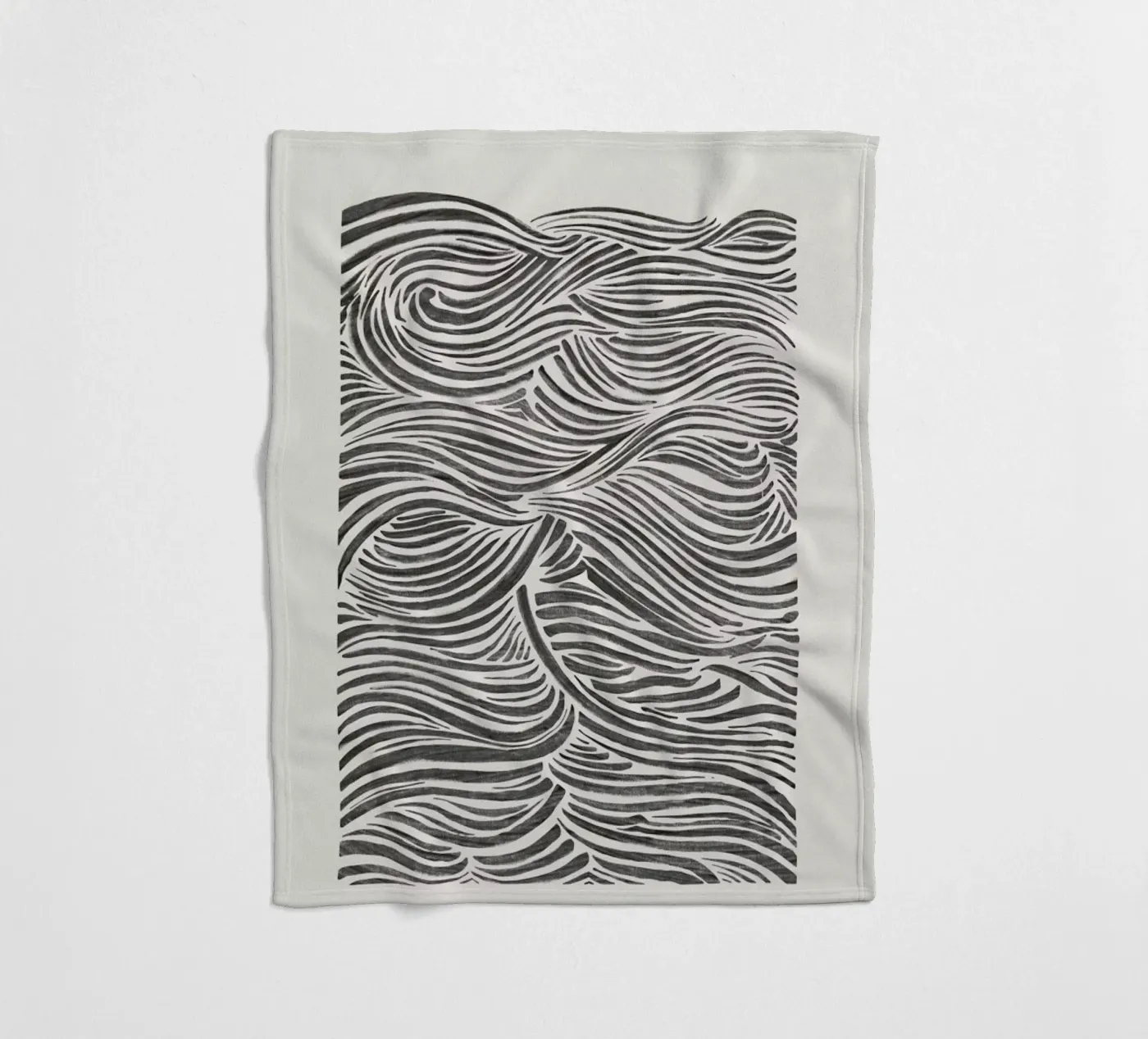 Waves plaid polaire de Pure