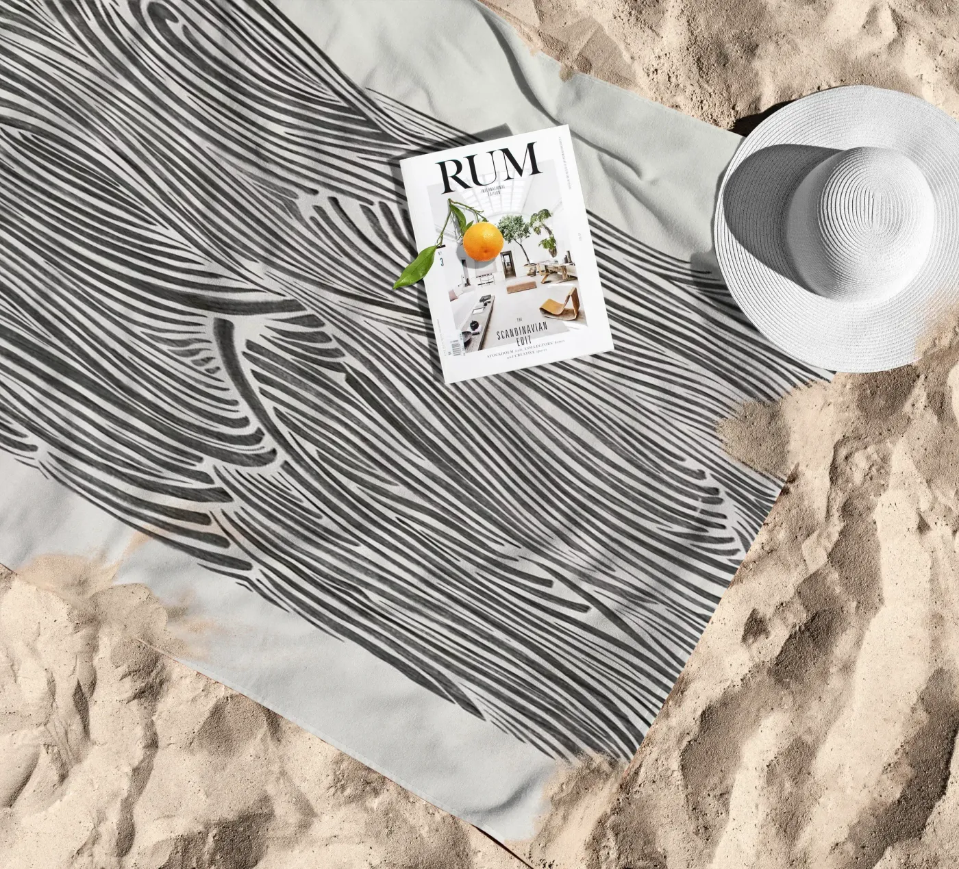 Waves serviette de plage de Pure