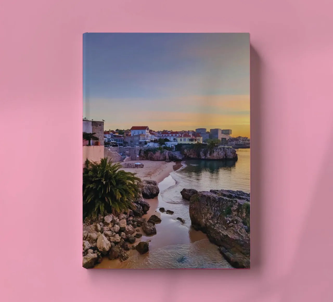 Mattinata a Cascais con alba rosa sull'Atlantico diario da Hecate Pim Designs