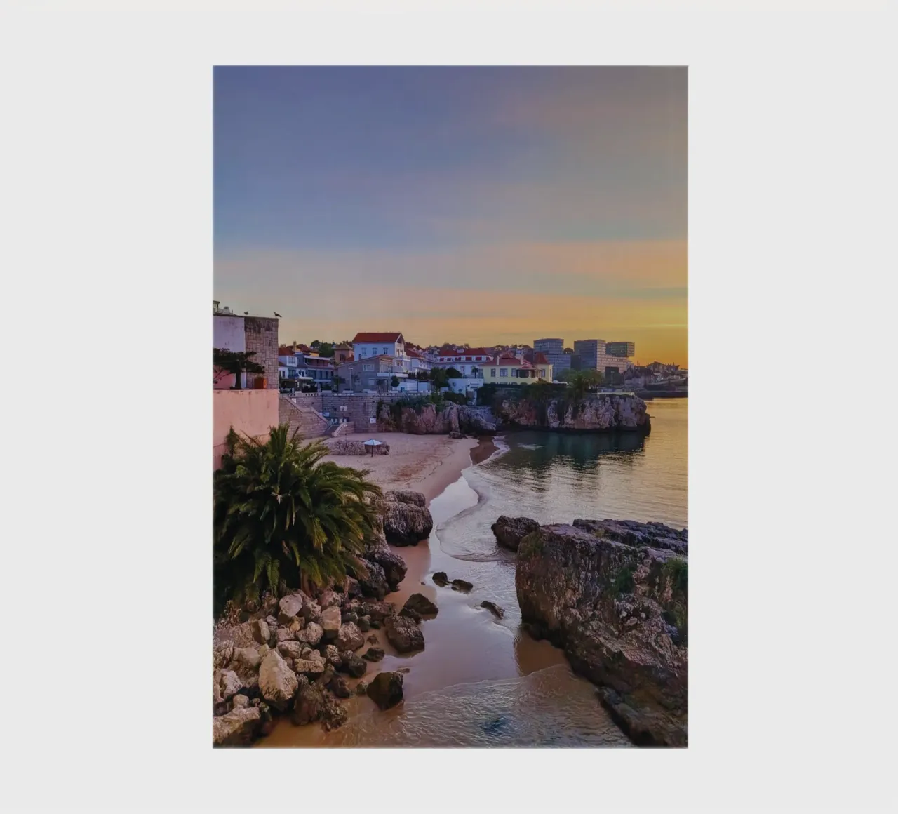 Mattinata a Cascais con alba rosa sull'Atlantico diario da Hecate Pim Designs