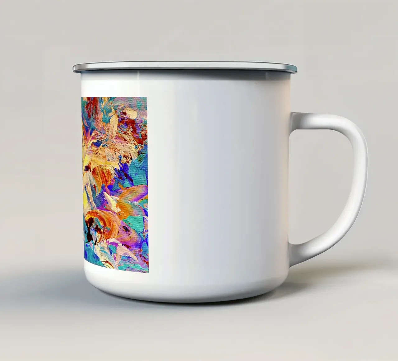 IDEAL GIFT 46 invers tazza in smalto da Thierry Vobmann Abstract painting