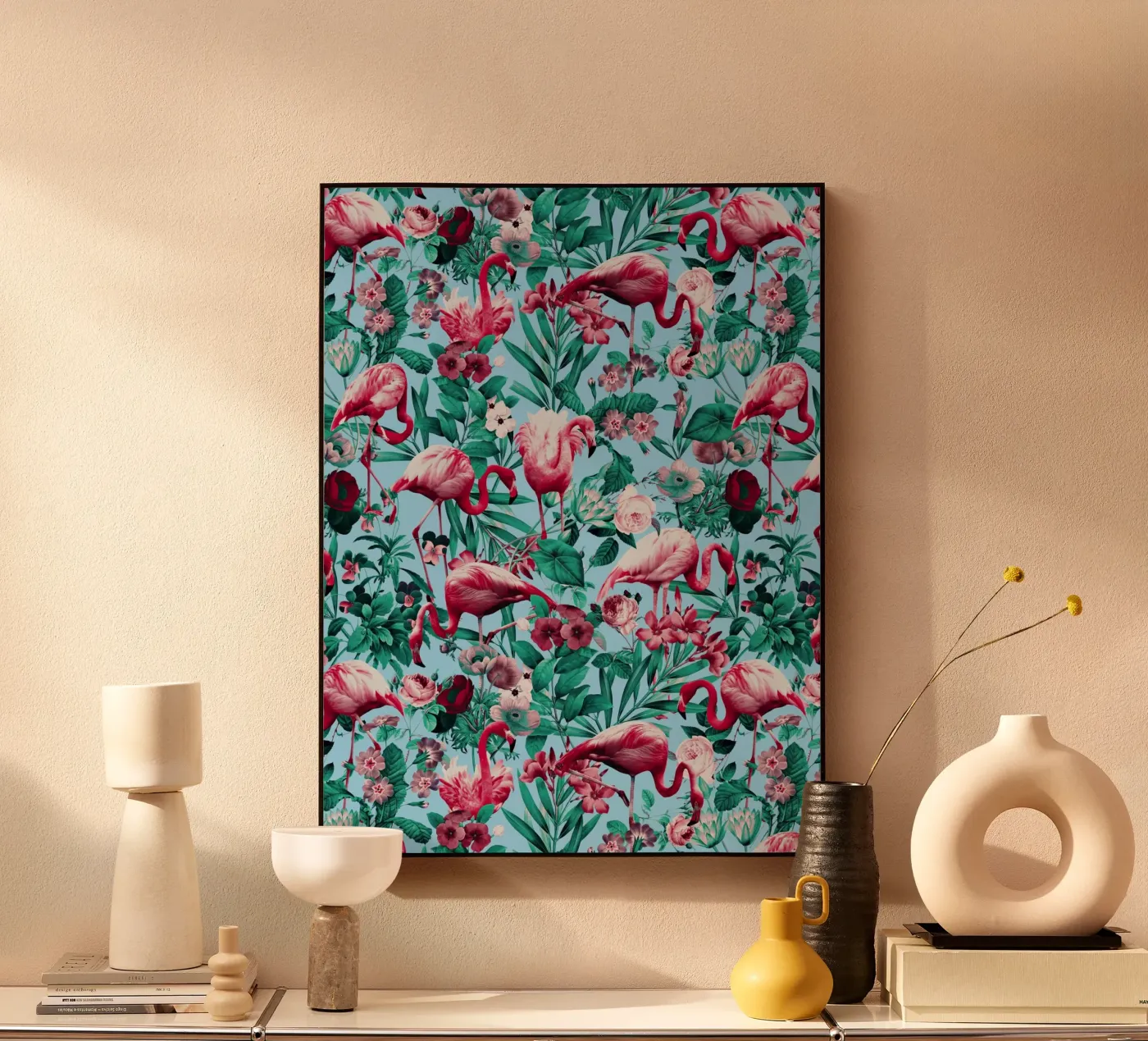 Spring Summer Floral Pattern plexiglas de burcukorkmazyurek