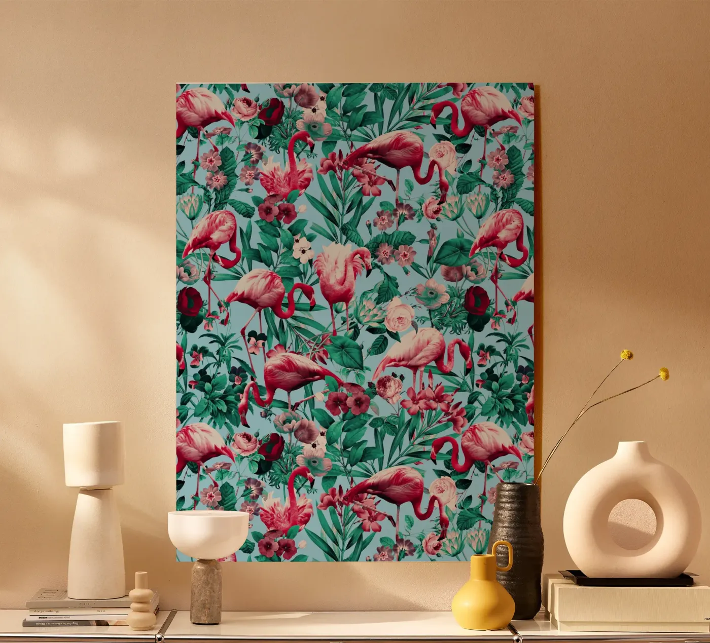 Spring Summer Floral Pattern plexiglas de burcukorkmazyurek