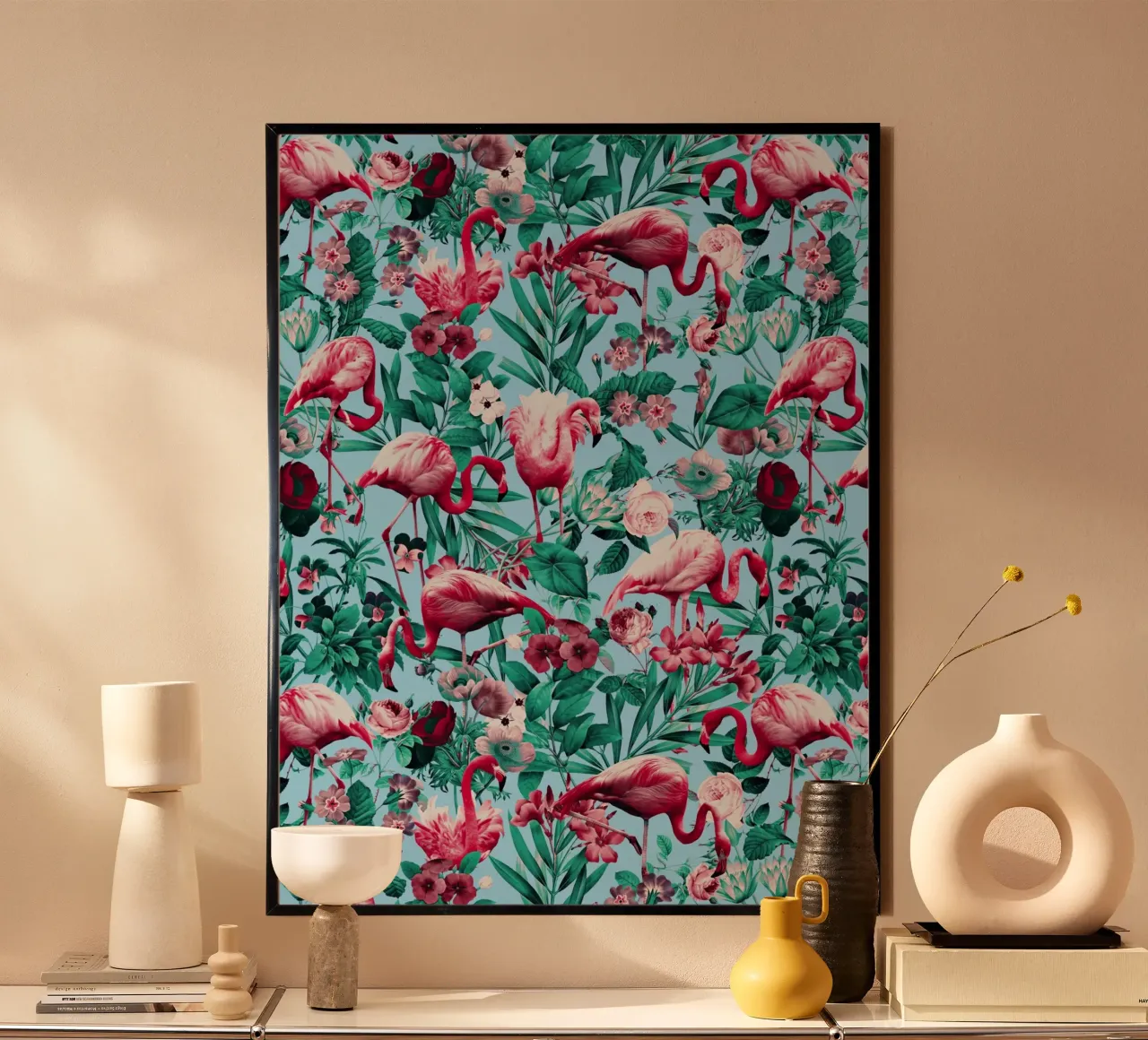 Spring Summer Floral Pattern poster da burcukorkmazyurek