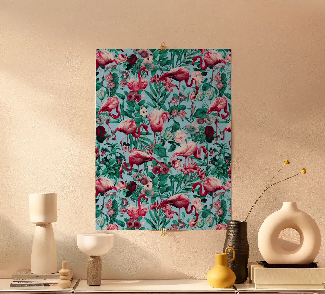 Spring Summer Floral Pattern poster da burcukorkmazyurek