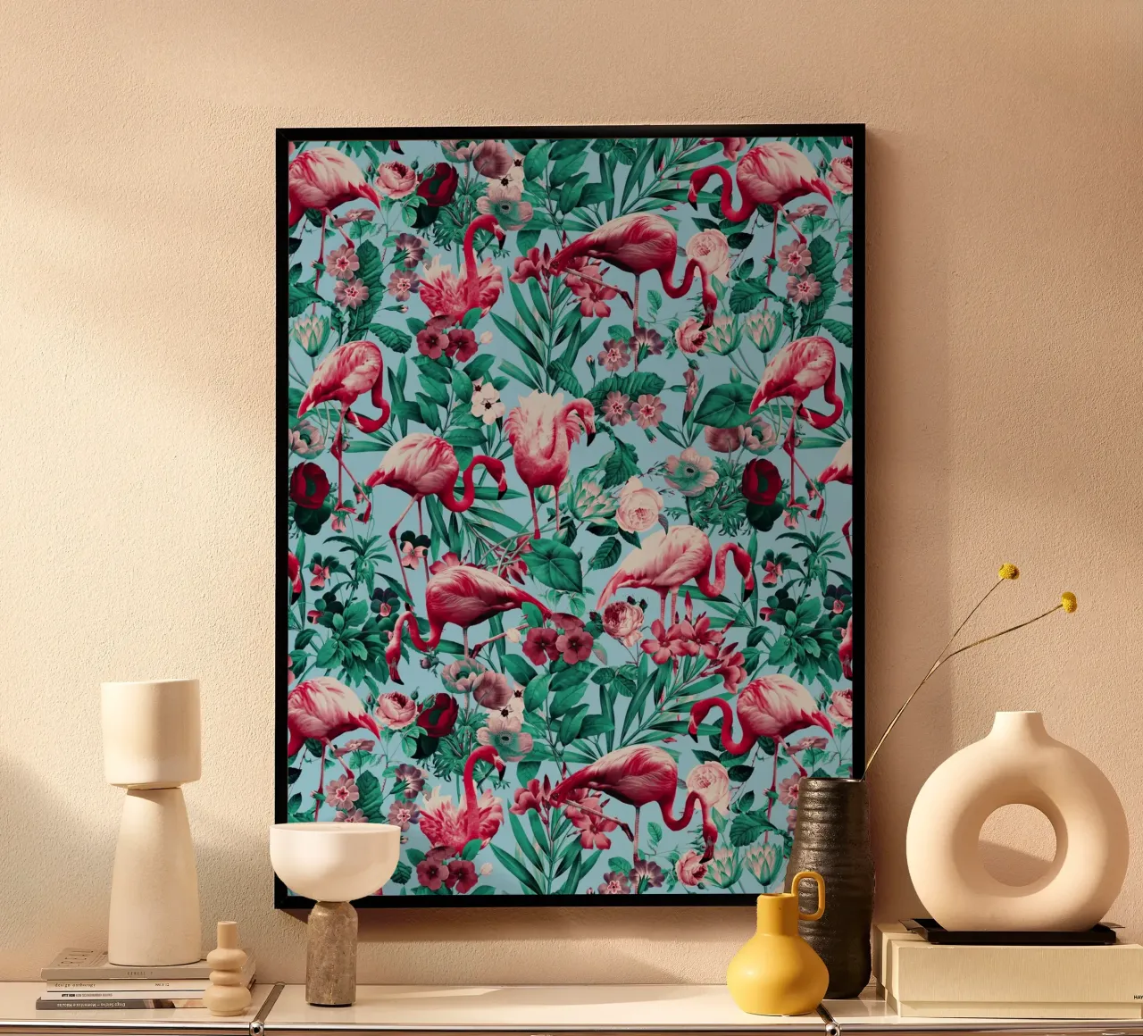 Spring Summer Floral Pattern poster da burcukorkmazyurek
