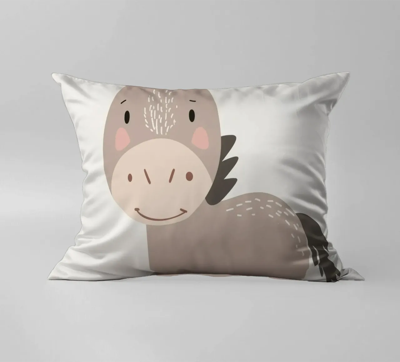 L'asino con il sorriso cuscino da DesignDoodle