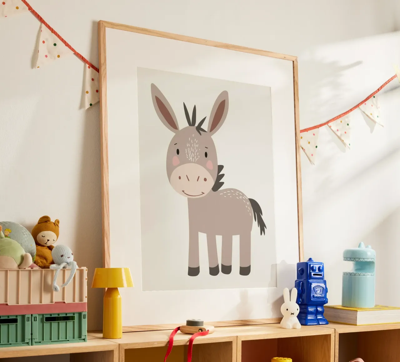 Donkey with a Smile hahnemühle by DesignDoodle