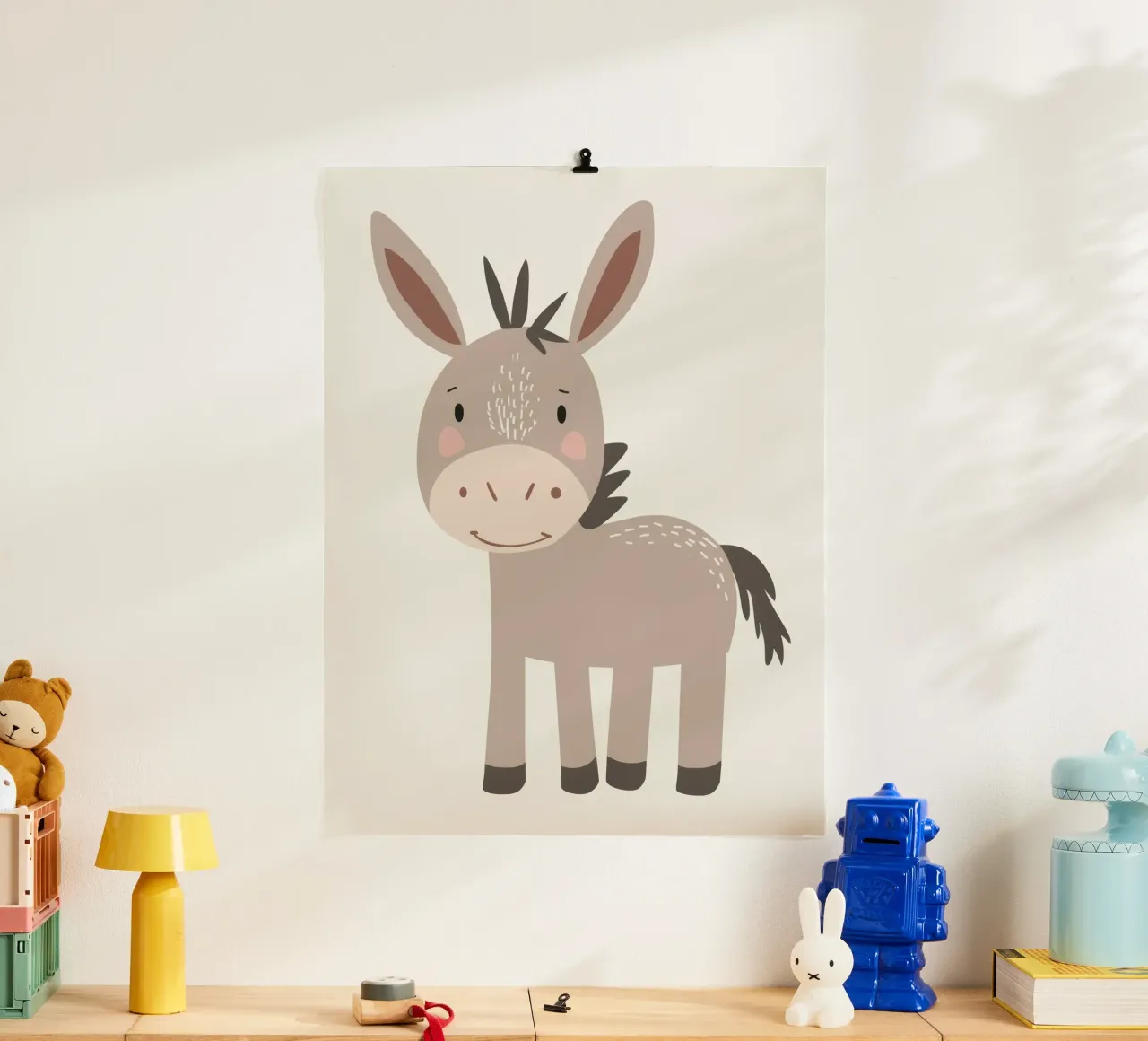 Donkey with a Smile hahnemühle by DesignDoodle