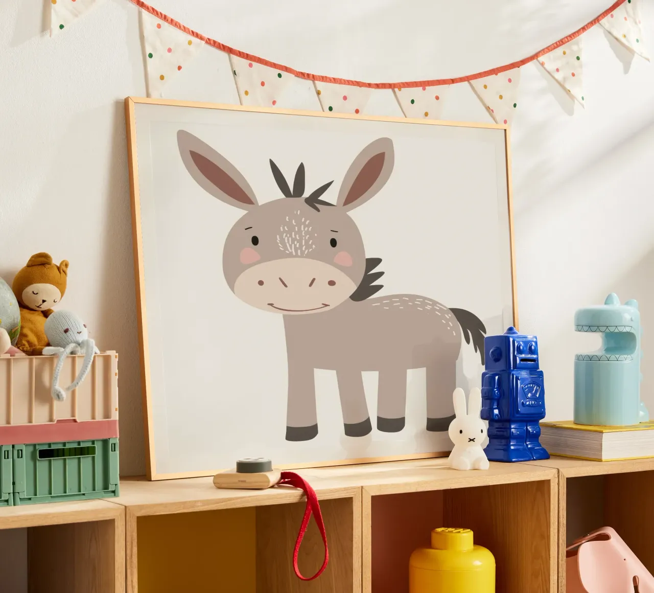 Donkey with a Smile hahnemühle by DesignDoodle