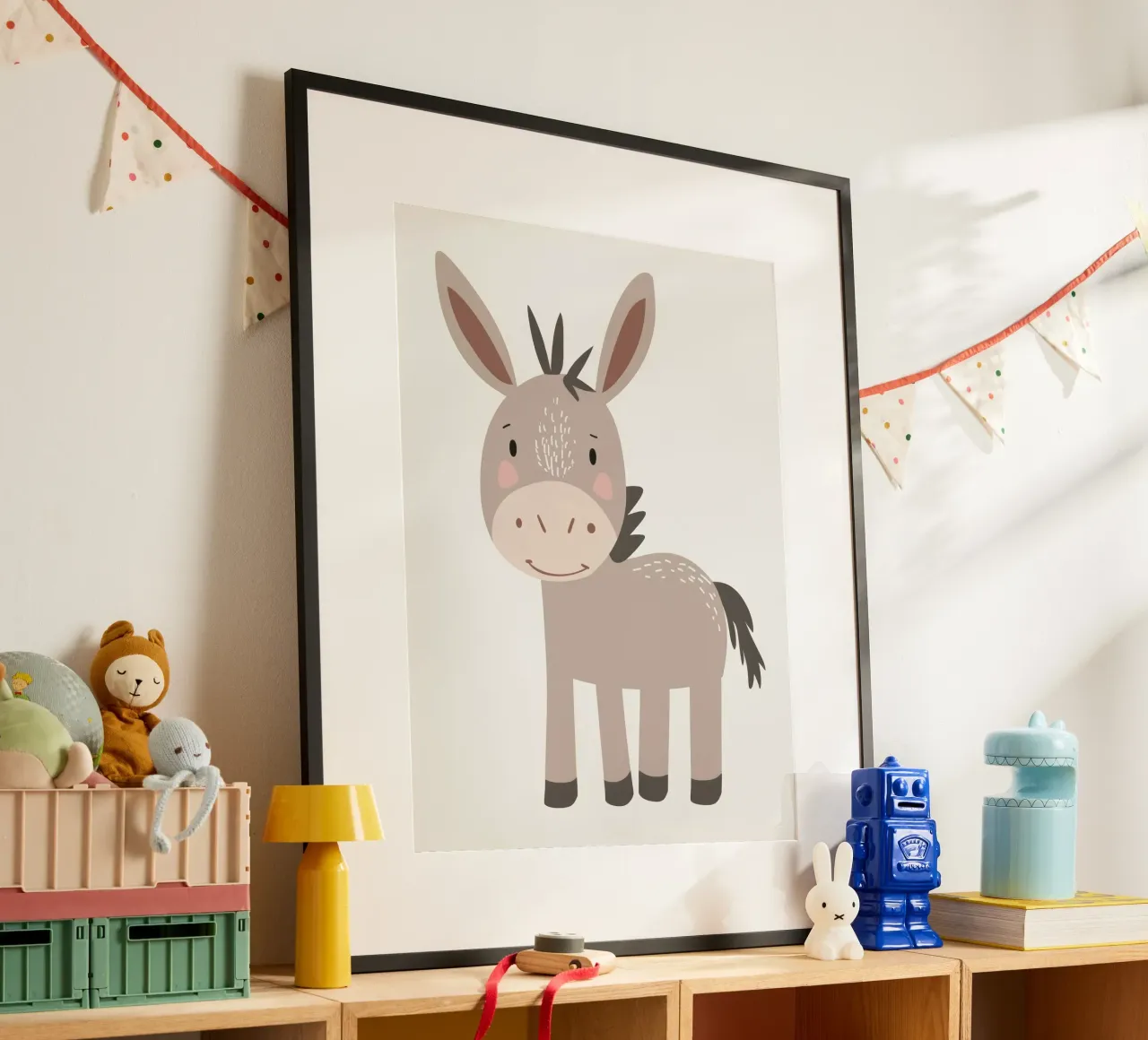 Donkey with a Smile hahnemühle by DesignDoodle